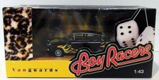 Vanguards 1/43 Scale Diecast VA00123 Ford Anglia Racing Version - Flaming Black