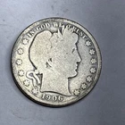 1906 P Barber Half Dollar Original
