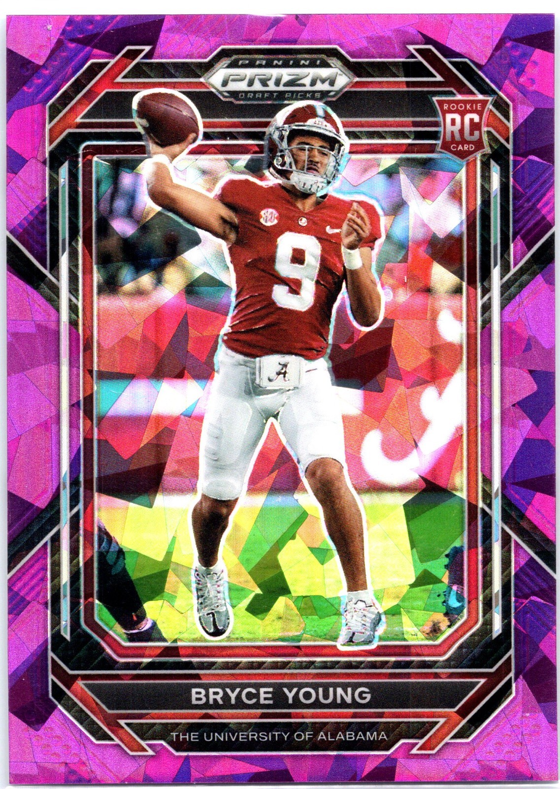 2023 Panini Prizm Draft Picks - Bryce Young #101 Purple Ice Prizm /149 (RC)