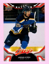 2022-23 Upper Deck MVP Ice Battles #61 Jordan Kyrou - St. Louis Blues