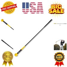 Golf Swing Trainer Aid and Warm-Up Practice Stick for Grip, Balance, Distance...