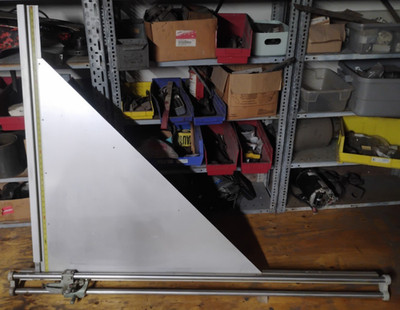 Fletcher Wall Mounted Glass Cutter 48'' x 60''  - Fast Ship