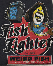 Weird Fish Fish Fighters Short Sleeve T Shirt Cotton XL bnwt
