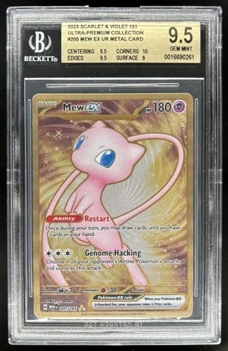 2023 Pokemon SV 151 Mew ex #205/165 BGS 9.5 GEM MINT