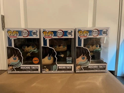 Demon Slayer Funko Pop! Muichiro Tokito Bundle/Lot In Box! Includes 1853 & 1193