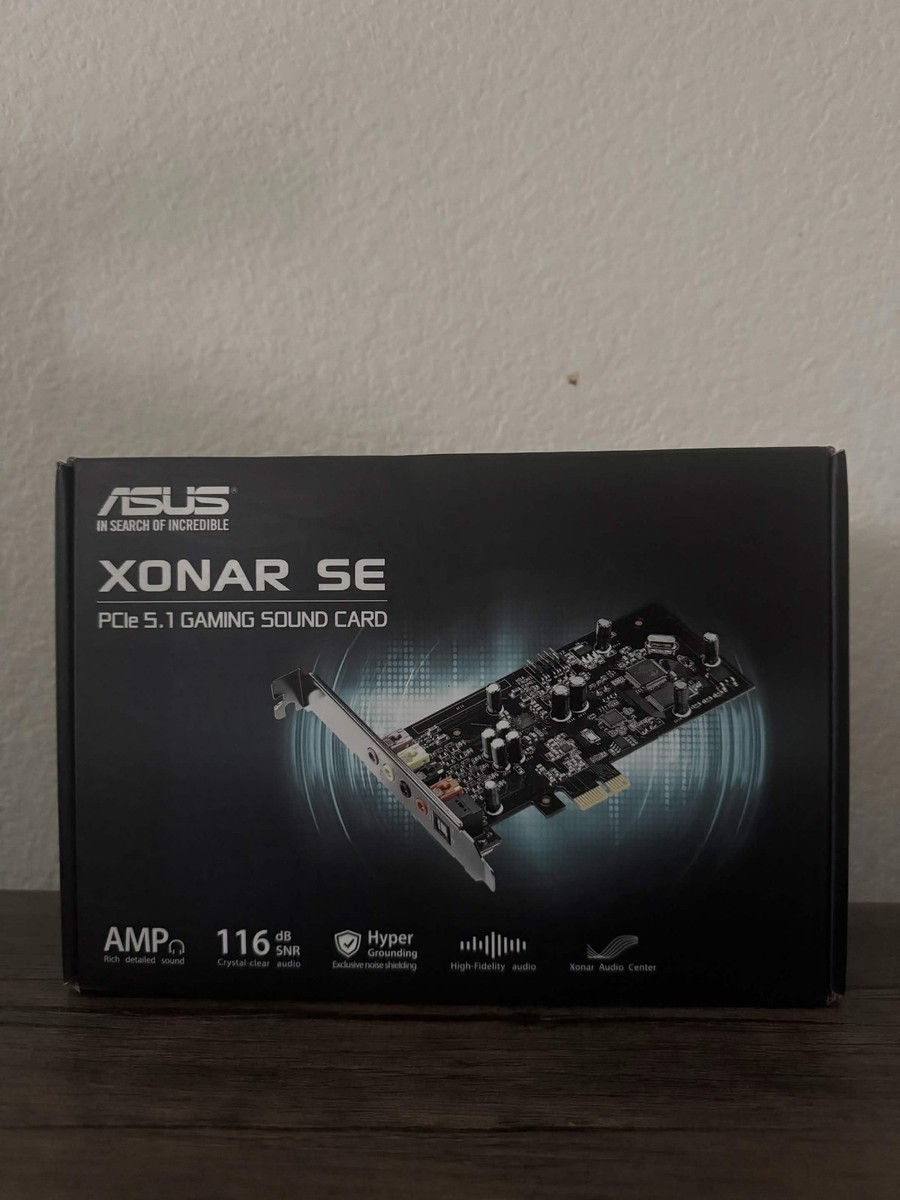 タレントカード sunn ASUS Xonar SE 5.1 Channel PCIe Gaming Sound Card 90ya00t0m0ua00