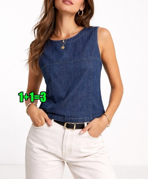 Women Diesel Shirt Navy Denim S #7HL8