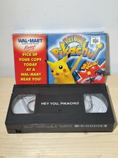 Hey You, Pikachu VHS Tape Wal Mart Promo Pok mon N64 Nintendo