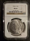 1904-O Morgan Silver Dollar $1 NGC MS64