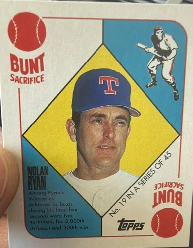 2010 Topps - Target 1951 Design Red Backs Nolan Ryan #19 (mini Card)