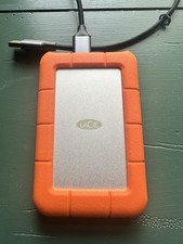 LaCie Rugged Mini 2TB External Hard Drive Portable HDD, Orange