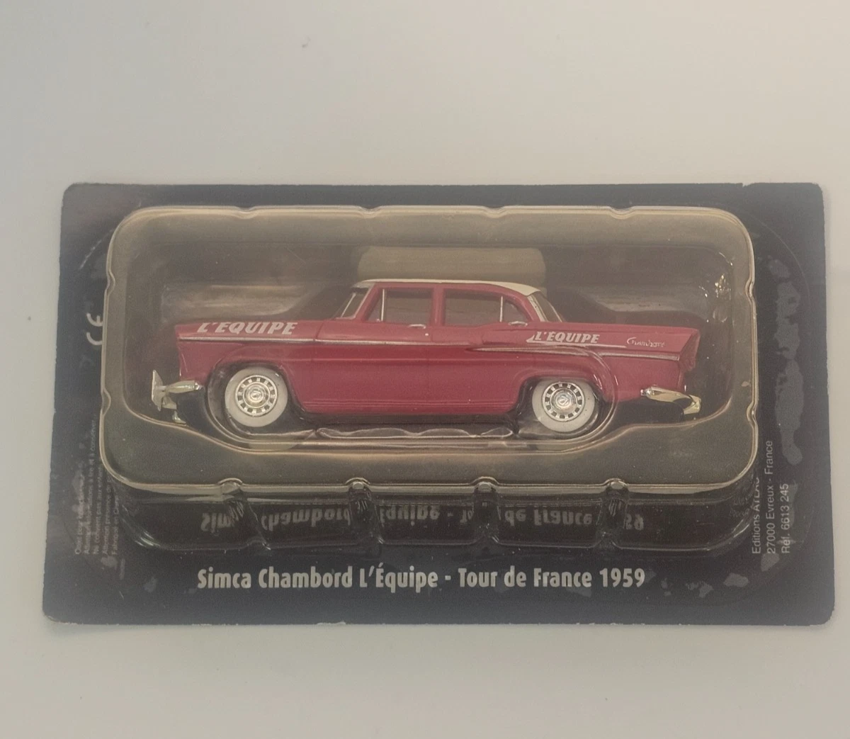 Voiture Miniature Simca Chambord L'Équipe Tour de France 1959 Échelle 1/43