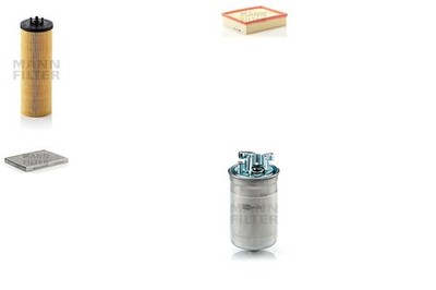 MANN-FILTER Inspektionspaket Filtersatz XL Filtereinsatz Leitungsfilter für 1