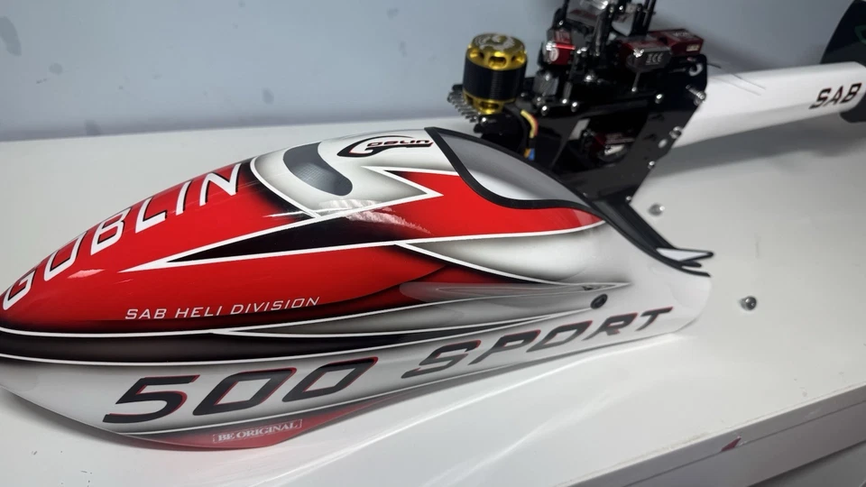 SAB GOBLIN 500 SPORT WHITE & RED. BNF. RARE!! - Image 2 of 4