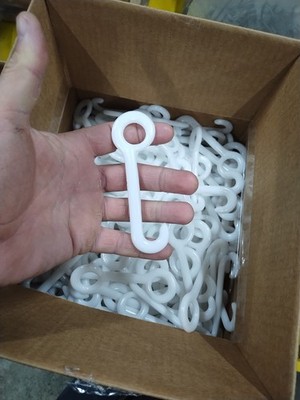 (25) crab or shrimp trap pot hooks new from bulk package commercial fishing