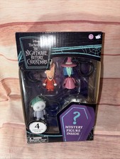 Disney Tim Burton's Nightmare Before Christmas 3 Figures + Mystery Figure NIB