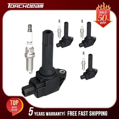 4x Ignition Coil & 4x Spark Plug Set for 2015-2019 Subaru Legacy 2.5L UF747
