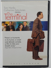 The Terminal DVD Tom Hanks Catherine Zeta-Jones Spielberg 2004 Full Screen
