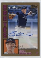 2019 Topps 1984 Baseball Series 2 Gold 41/50 Sean Newcomb #84A-SN Auto 1j8q
