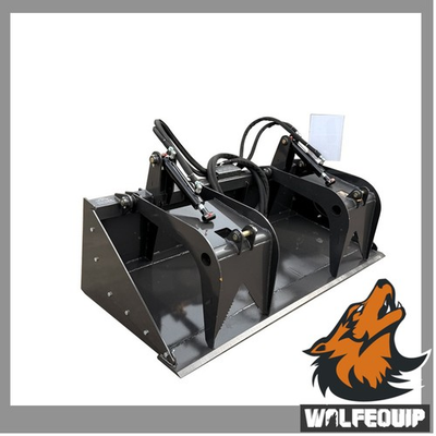 #ad #ad Wolfequip 72#x27;#x27; Dual Cylinder Grapple Bucket Solid Bottom Quick Attach Attachment $1799.00