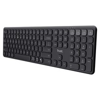 Trust Computer Tastatur Vaiya Schwarz