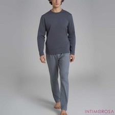 Men's Spider Interlock Crew Neck Pyjamas U961NQ
