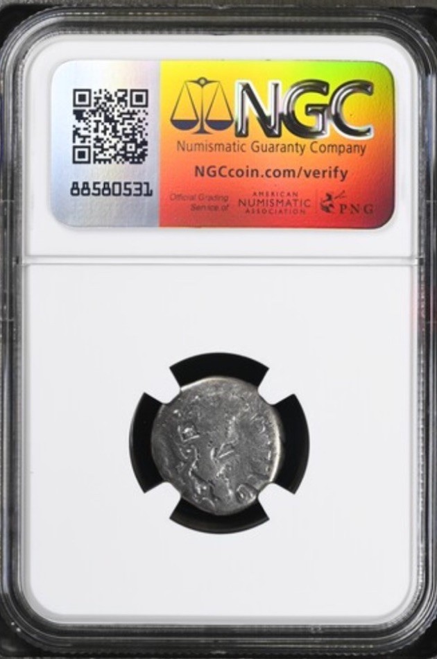 Emperor Marcus Aurelius Silver Denarius 161-180AD NGC Genuine Roman Coin