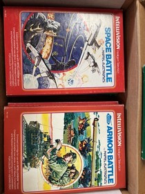 Mattel Intellivision Model 2609 Console w/ 8 Games Tested Works Vintage