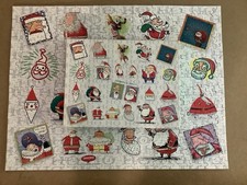 Springbok 500 Pieces Ho Ho Ho Puzzle 1998 18  X 23.5  Hallmark Whimsical Santas