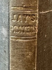 1843 JAY'S PRAYERS FOR USE THE OF FAMILIES Minister's Assistant PRAYER BOOK HC
