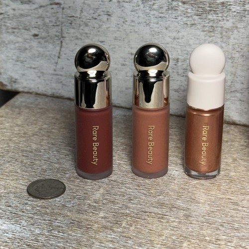 Rare Beauty by Selena Gomez Mini Blush & Luminize Trio 3pc Gift Set Brand New - Picture 11 of 24