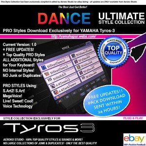 Yamaha Tyros 3 Styles Free