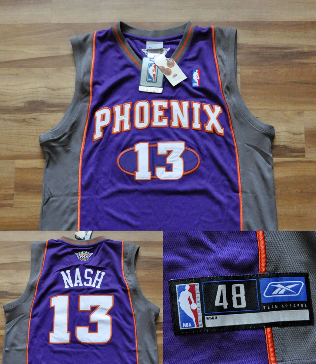 Steve Nash Phoenix Suns authentic Reebok purple game model stitched jersey