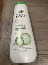 Dove Refreshing Body Wash Cucumber and Green Tea Cleanser, 20 oz