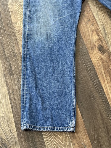 Jean bleu Levi's 501xx 1999 fabriqué au Mexique 501-0000 taille W35 L26,5 - Photo 10/14