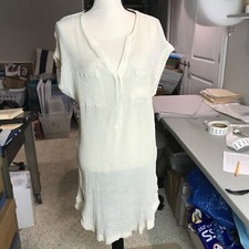 Women's ASTR the label cap sleeve beige dress Size M