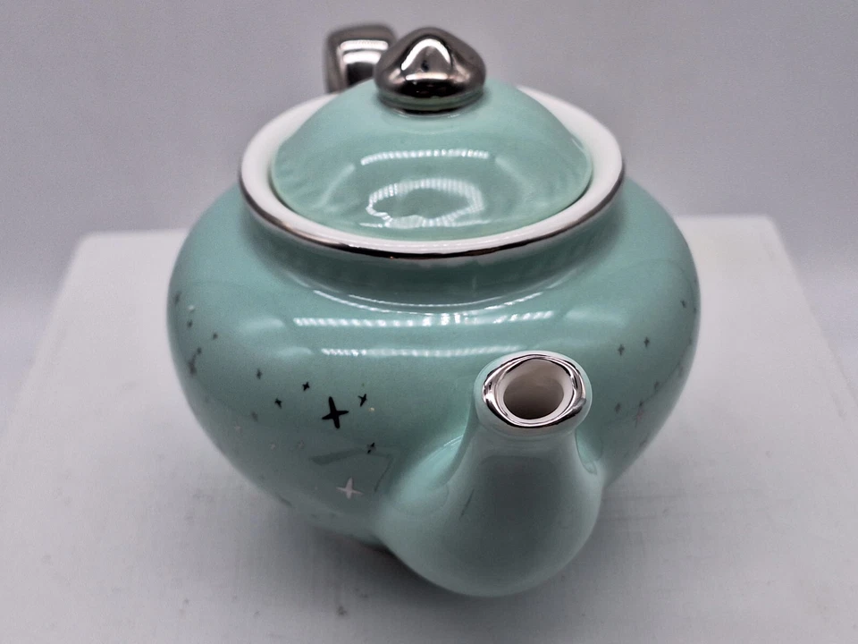 Tetera y tapa Pottery Barn Kids repuesto azul plata estrellas 2021 3 pulgadas Foto 3 de 4