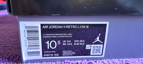 Nike Air Jordan 11 XI low ie kd kyrie lebron nba harden curry kobe basket ante - Imagen 9 de 9