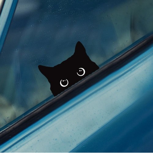 Big Eyes Cat Sticker Auto Decoration Sticker Car Window Sticker Car Vinyl Decal - 第 8/15 張圖片