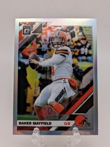 💥 Baker Mayfield 2019 Donruss Optic Holo Silver Prizm #24 Cleveland Browns