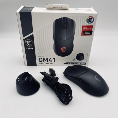 MSI CLUTCH GM41 LIGHTWEIGHT WIRELESS Gaming Mouse - 20.000 DPI Optischer Sensor,