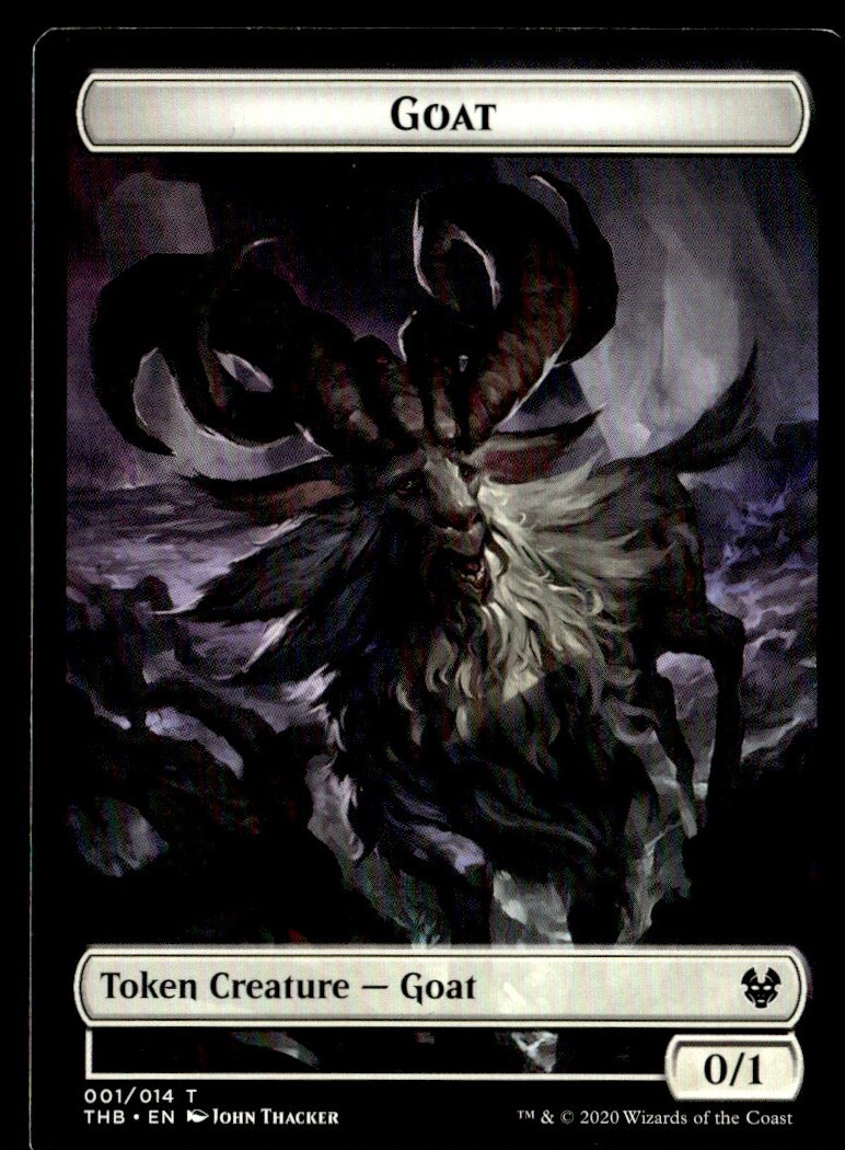 2020 Theros Beyond Death Tokens Goat Token/Common #1