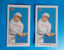 2021 Topps 206 - Tris Speaker Cycle back /25 SP- wave 5+ Sovereign /35 raw cards