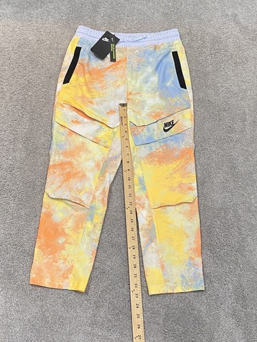 NIKE kids Sportswear Pants Jogger parachute cargo Tie-dye DA0831-085 Large L NWT - Picture 9 of 19