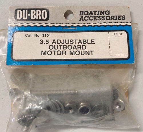 Dubro RC Boat 3.5 Adjustable Outboard Motor Mount, OCTURA MARINE SPECIALTIES - Picture 2 of 3