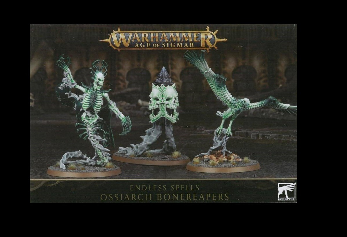 Games Workshop Endless Spells: Ossiarch Bonereapers – 3 Miniaturen Für Age Of Sigmar