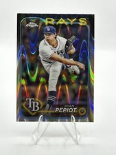 Ryan Pepiot 2024 Topps Chrome RayWave Refractor #128  Tampa Bay rays