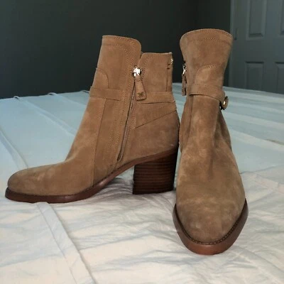 Botín Sam Edelman Simona Tacón Bloque Cuero/Gamuza Talla 8.5 Nuevo - Imagen 1 de 4