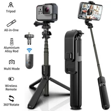 Selfie Stick Tripod Phone Holder for Photograph, Face Time, Living Broadcasting