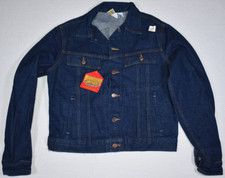 Vintage 80s Dickies Denim Branders Jacket Mens Size 40 Long New with tags